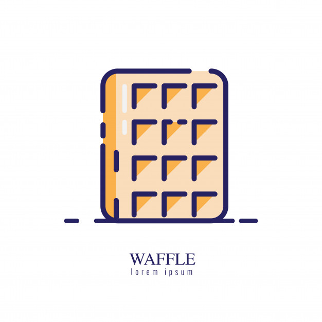 Waffle Icon On A White Background Vector Premium Download 626x626 Waffle Icon On A White Background Vector Premium Download