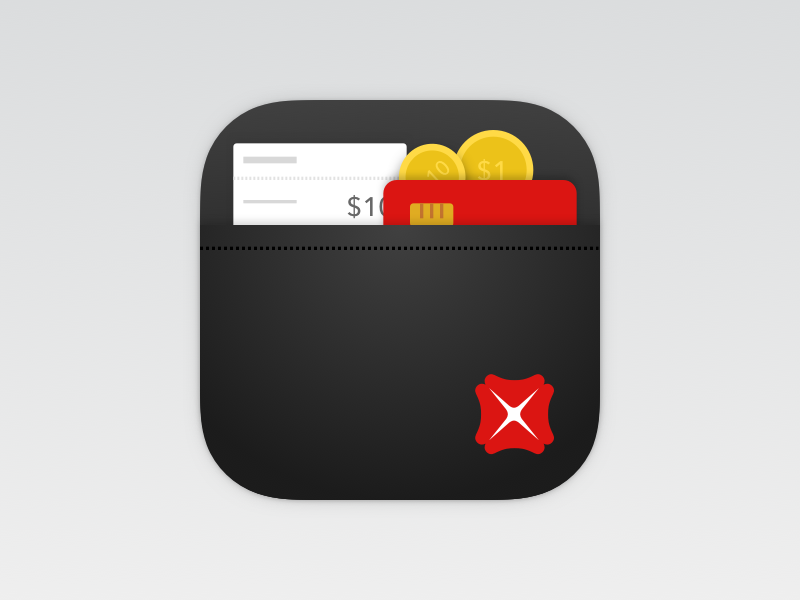 800x600 Wallet Icon Mobile App Icons Mobile App Icon, Flat Design