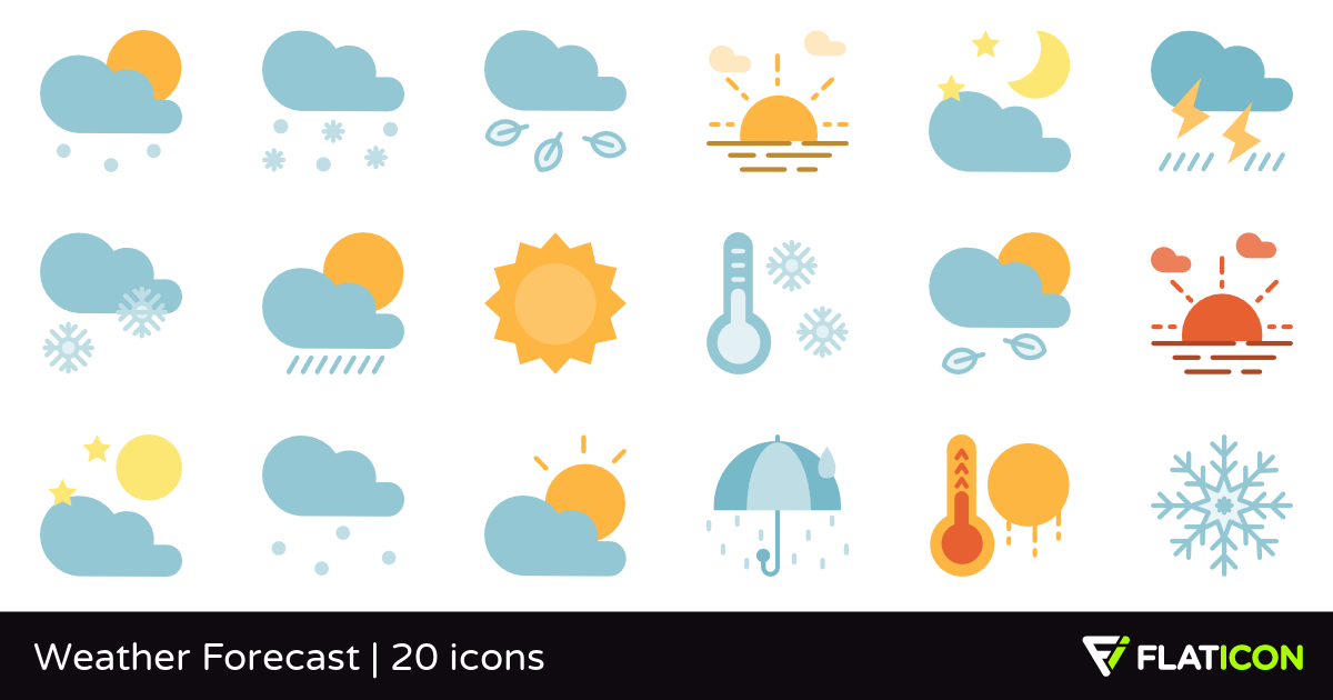 1200x630 Weather Forecast Free Icons