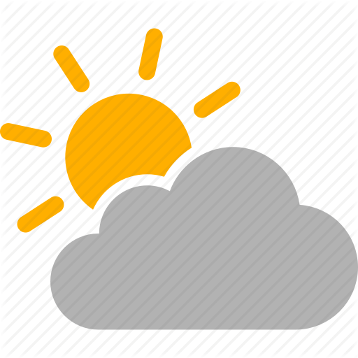 512x512 Cloud, Cloudy, Mostly, Partly, Sun, Sunny, Weather Icon