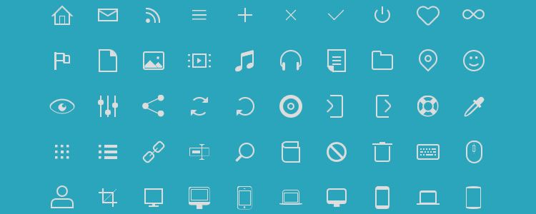 750x300 Top Free Icon Sets