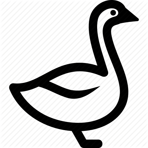 free grey goose logo vector