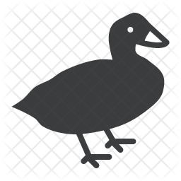 256x256 Goose Icon Of Glyph Style
