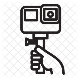 256x256 Gopro Icon Of Line Style