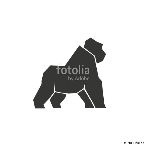 Geometric Gorilla Icon Stock Photo And Royalty Free Images 500x500 Geometric Gorilla Icon Stock Photo And Royalty Free Images