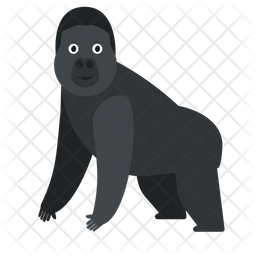 Gorilla Icon Of Flat Style 256x256 Gorilla Icon Of Flat Style