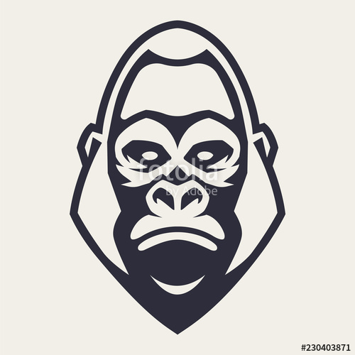 Gorilla Mascot Vector Icon Stock Image And Royalty Free Vector 500x500 Gorilla Mascot Vector Icon Stock Image And Royalty Free Vector