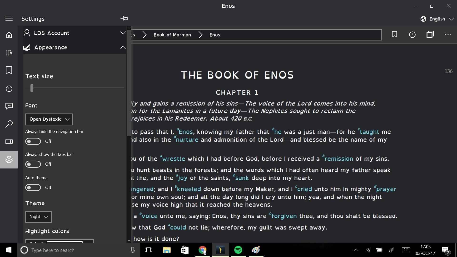 1920x1080 The Gospel Library On Windows Has A Dyslexic Mode Latterdaysaints