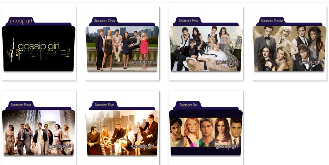 1082x543 Gossip Girl Folder Icons