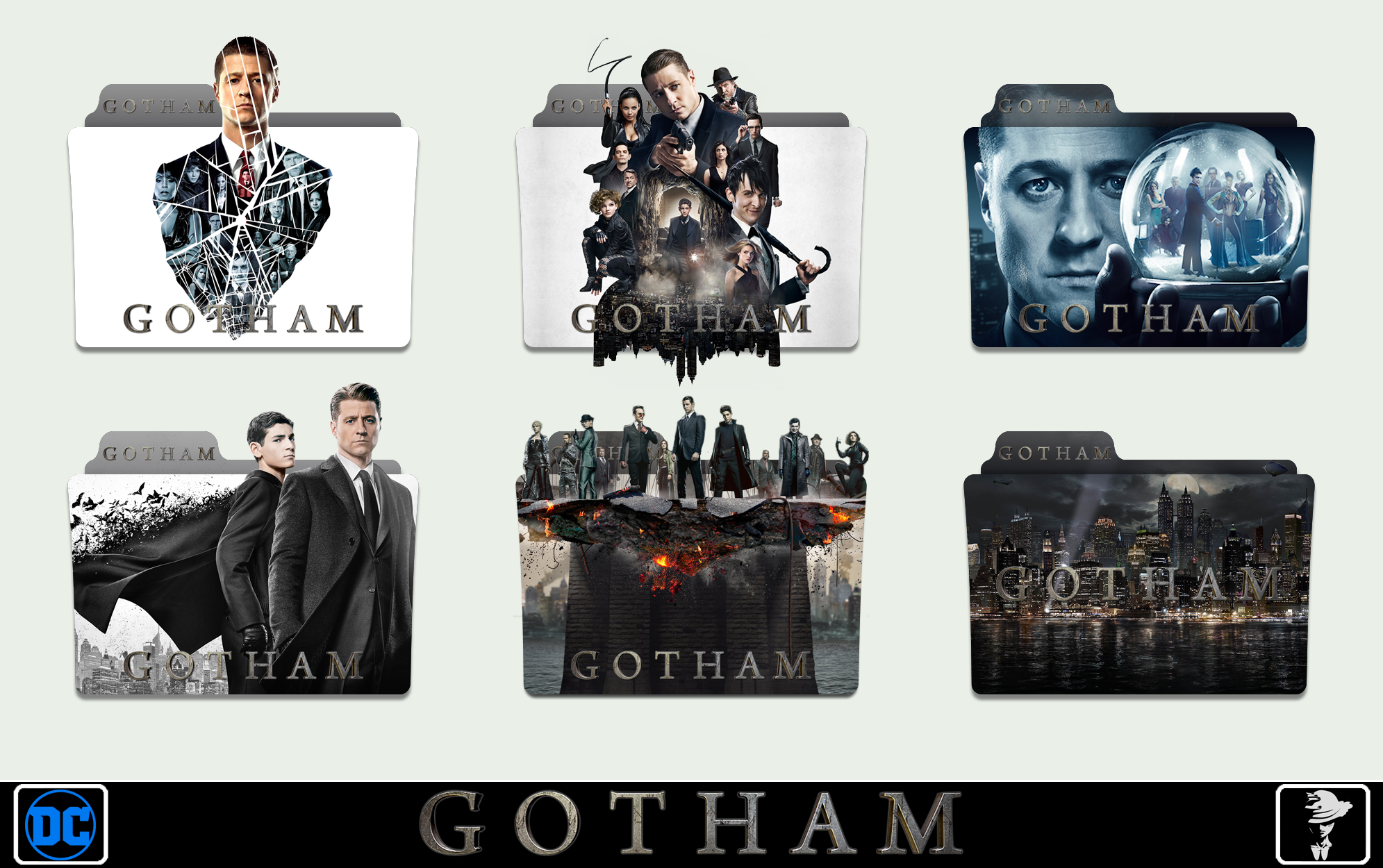 Gotham Folder Icon Pack 1991x1250 Gotham Folder Icon Pack