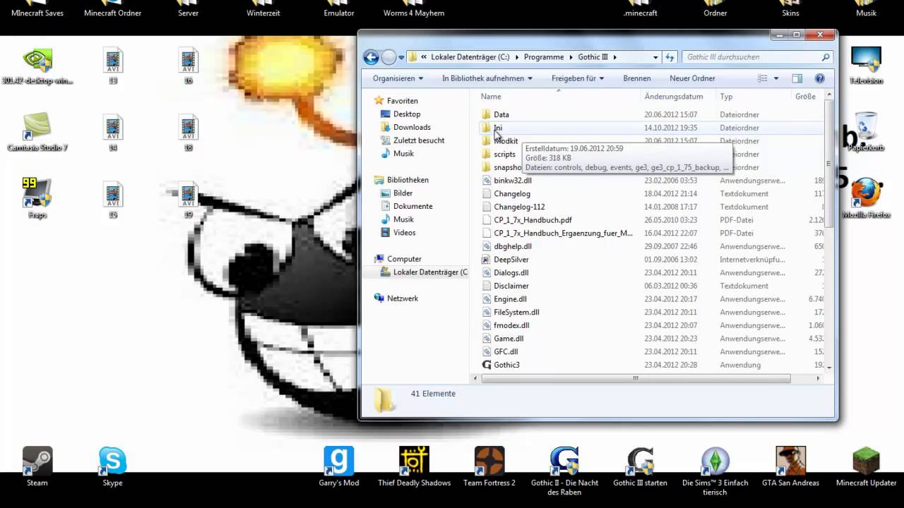 1280x720 Gothic Cheat Konsole Tutorial