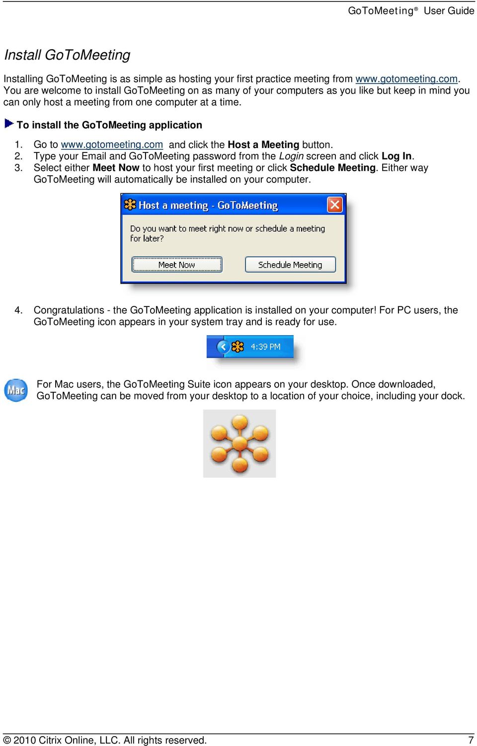 960x1502 Citrix Online Gotomeeting User Guide Organizing, Conducting