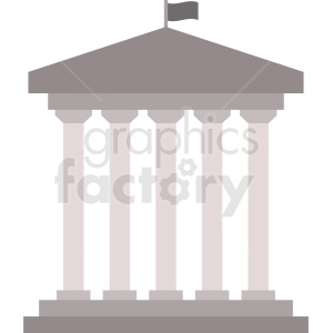 300x300 Government Building Vector Icon Clipart Royalty Free Gif