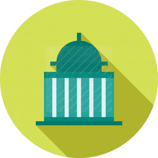 600x600 Government Flat Shadowed Icon