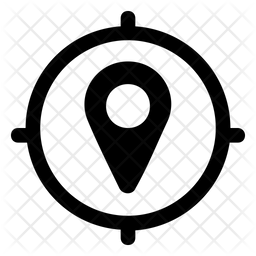 256x256 Gps Icon Of Glyph Style