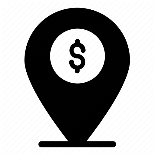 512x512 Bank Location, Bank Navigation, Business Location, Financial