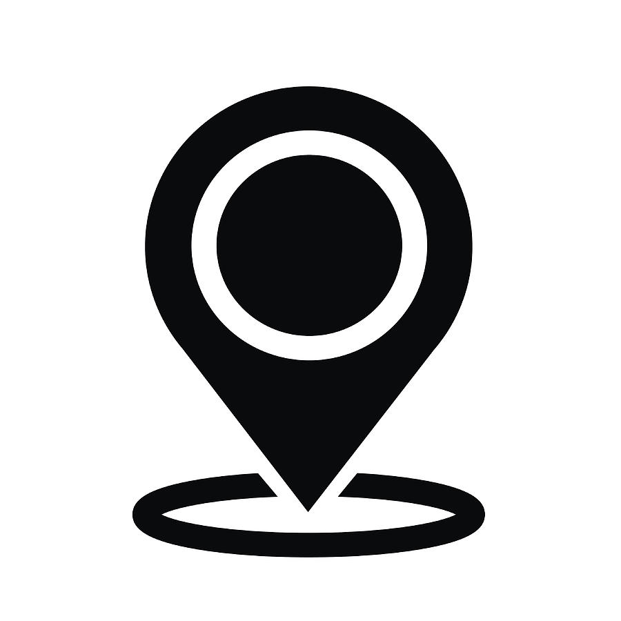 900x900 Map Pointer Gps Icon Drawing