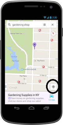 How To Enable Gps Icon Just Like Official Google Map Application 204x400 How To Enable Gps Icon Just Like Official Google Map Application