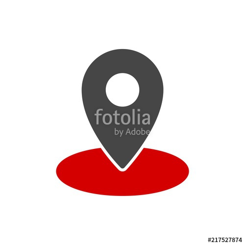 500x500 Location Icon, Gps Location Map Pointer Icon Stock Image