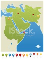149x199 Middle East, North Africa, Pakistan And Afghanistan Gps Map Icon