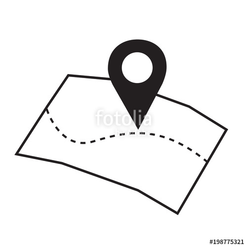 500x500 Pinpoint On Map Icon Geolocation Navigation Gps Sign Vector