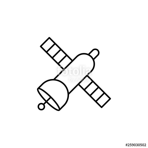 Gps, Satellite, Space Icon Simple Thin Line, Outline Vector 500x500 Gps, Satellite, Space Icon Simple Thin Line, Outline Vector