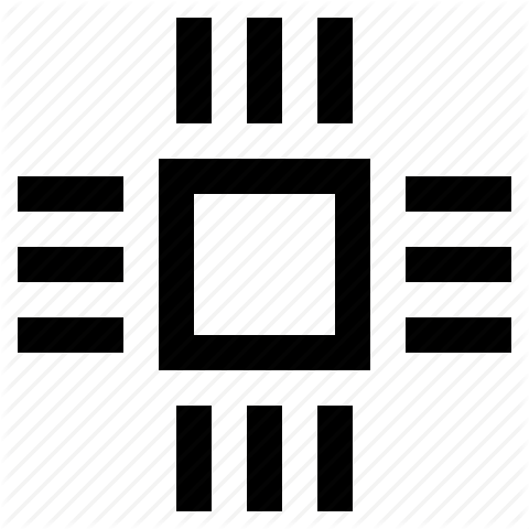 480x480 Chip, Cpu, Gpu, Microchip, Processor Icon