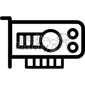 300x300 Computer Graphics Gpu Card Icon Clipart Royalty Free Gif