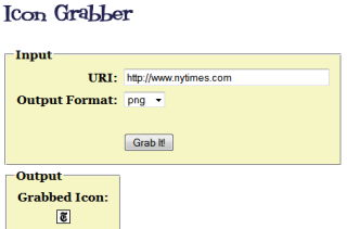 320x211 Icon Grabber Converts Favicons To Image