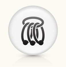 231x235 Baby Grabber Icon On White Round Vector Button Vector Art