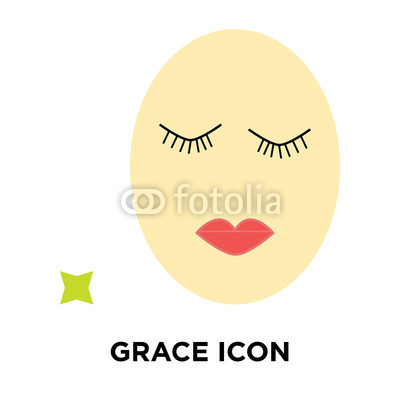 400x400 Grace Icon Vector Isolated On White Background, Grace Sign Buy