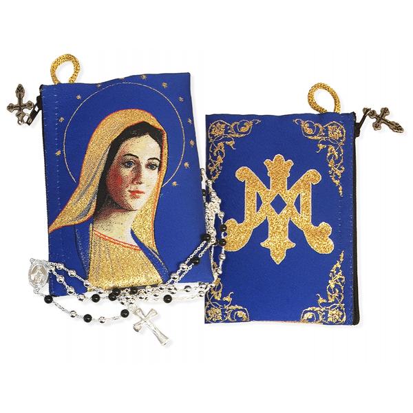 600x600 Tapestry Rosary Icon Pouch