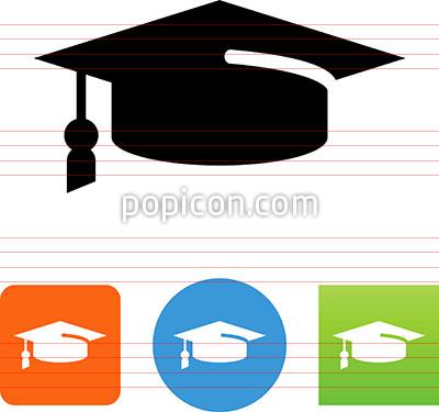 400x375 Graduation Cap Icon
