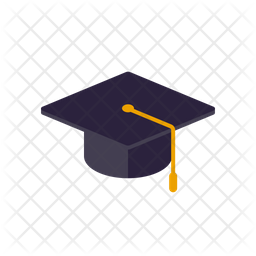 256x256 Graduation Cap Icon Of Flat Style