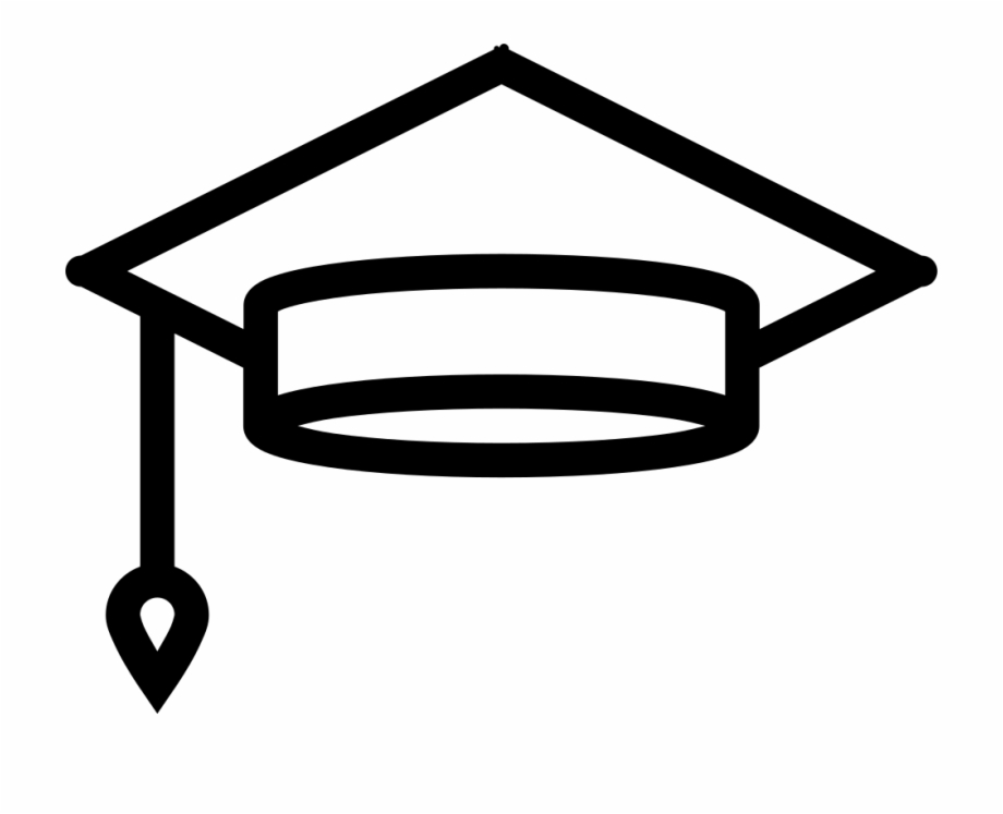 920x747 White Graduation Hat Png