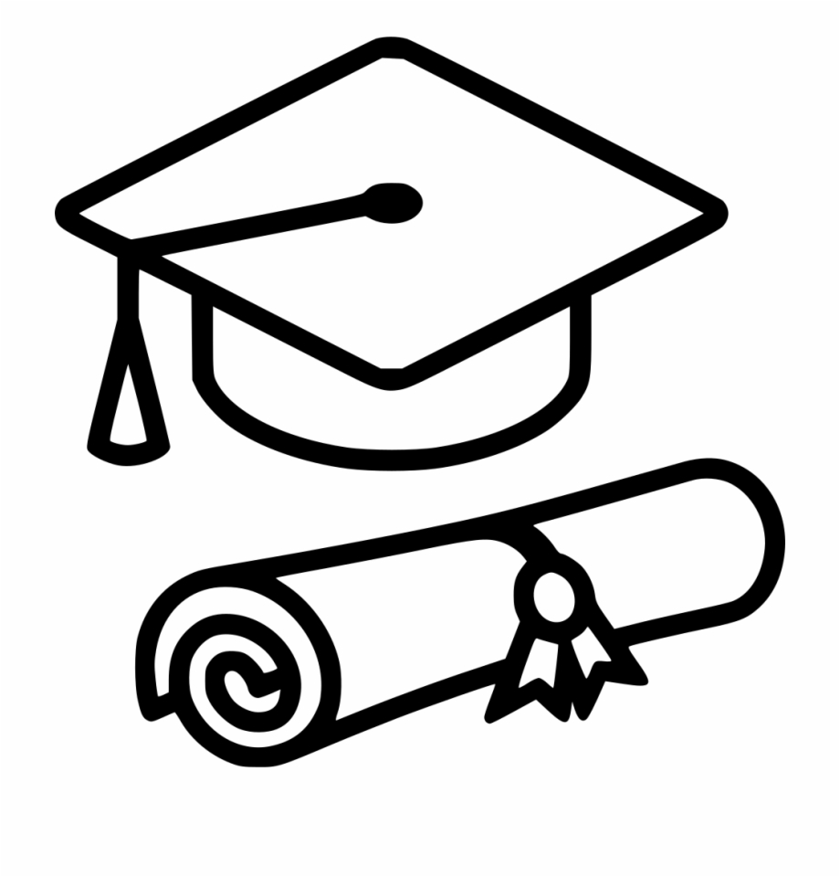 920x960 White Graduation Hat Png