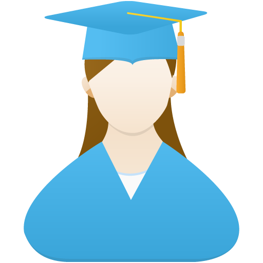 512x512 Graduate Female Icon Free Download As Png And Formats