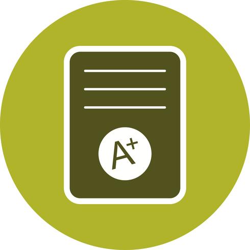 A Grade Vector Icon 490x490 A Grade Vector Icon