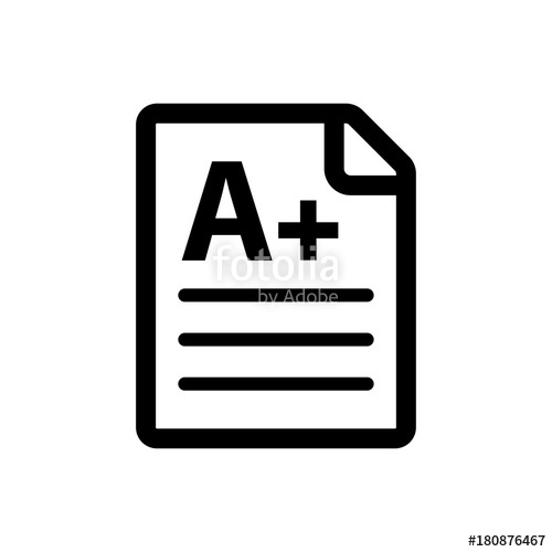 School Grade Icon Stock Image And Royalty Free Vector 500x500 School Grade Icon Stock Image And Royalty Free Vector