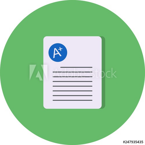 Vector A Grade Icon 500x500 Vector A Grade Icon