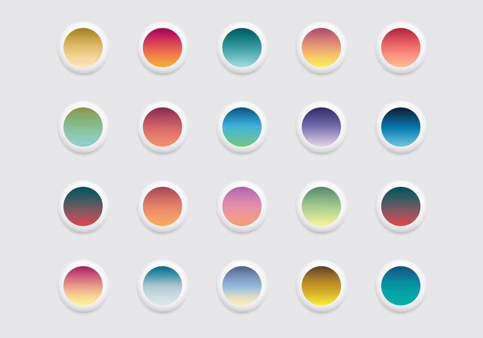 700x490 Free Rounded Linear Gradient Icons Vector