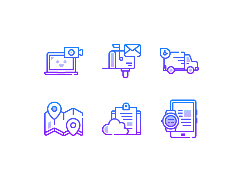 800x600 Gradient Icons Brand Best Icons, App Icon, Line Icon