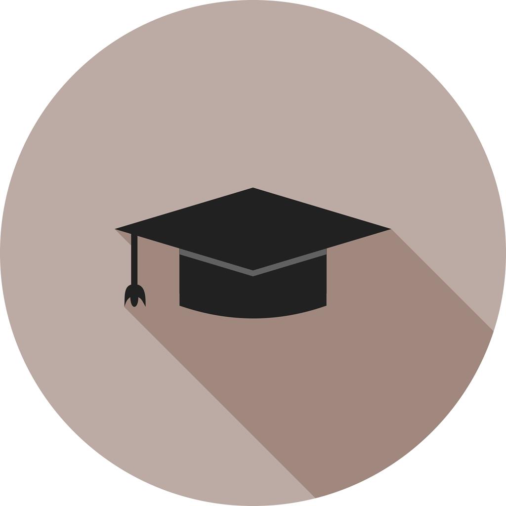 1024x1024 Graduate Hat Flat Shadowed Icon