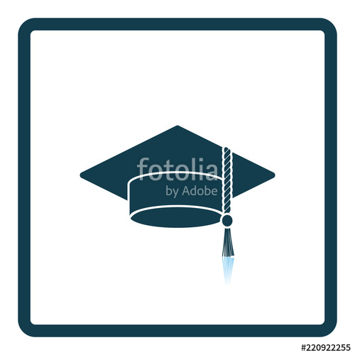 500x500 Graduation Cap Icon Stock Image And Royalty Free Vector