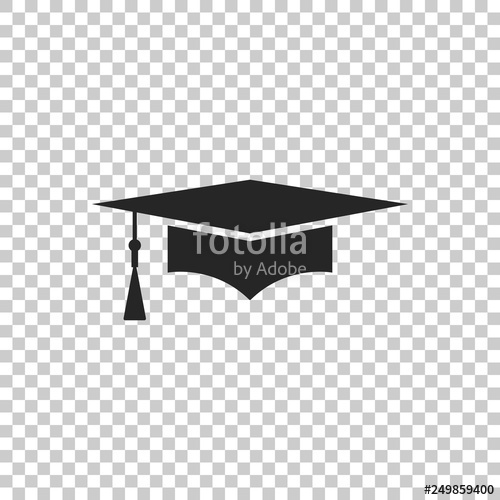 500x500 Graduation Cap Icon Isolated On Transparent Background Graduation
