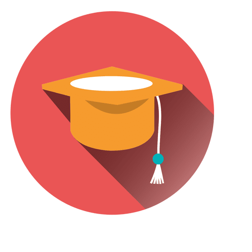 512x512 Graduation Hat Round Icon