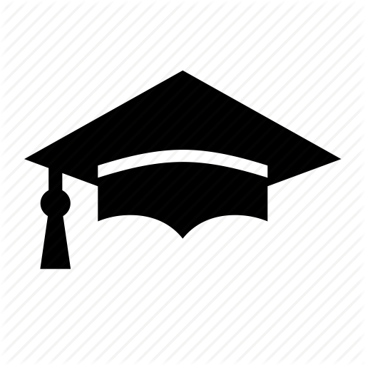 512x512 Graduation Cap Png Black And White Transparent Graduation Cap