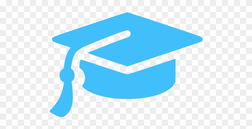 840x431 Caribbean Blue Graduation Cap Icon