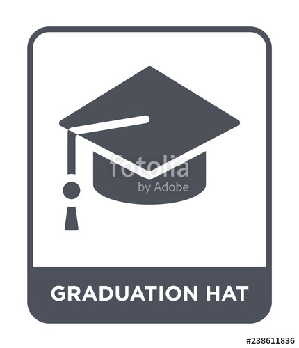 430x500 Graduation Hat Icon Vector Stock Image And Royalty Free Vector