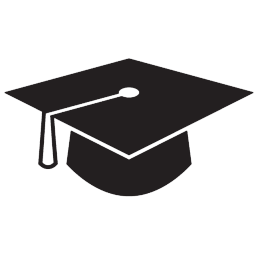 256x256 Graduation Hat Icon Chick History
